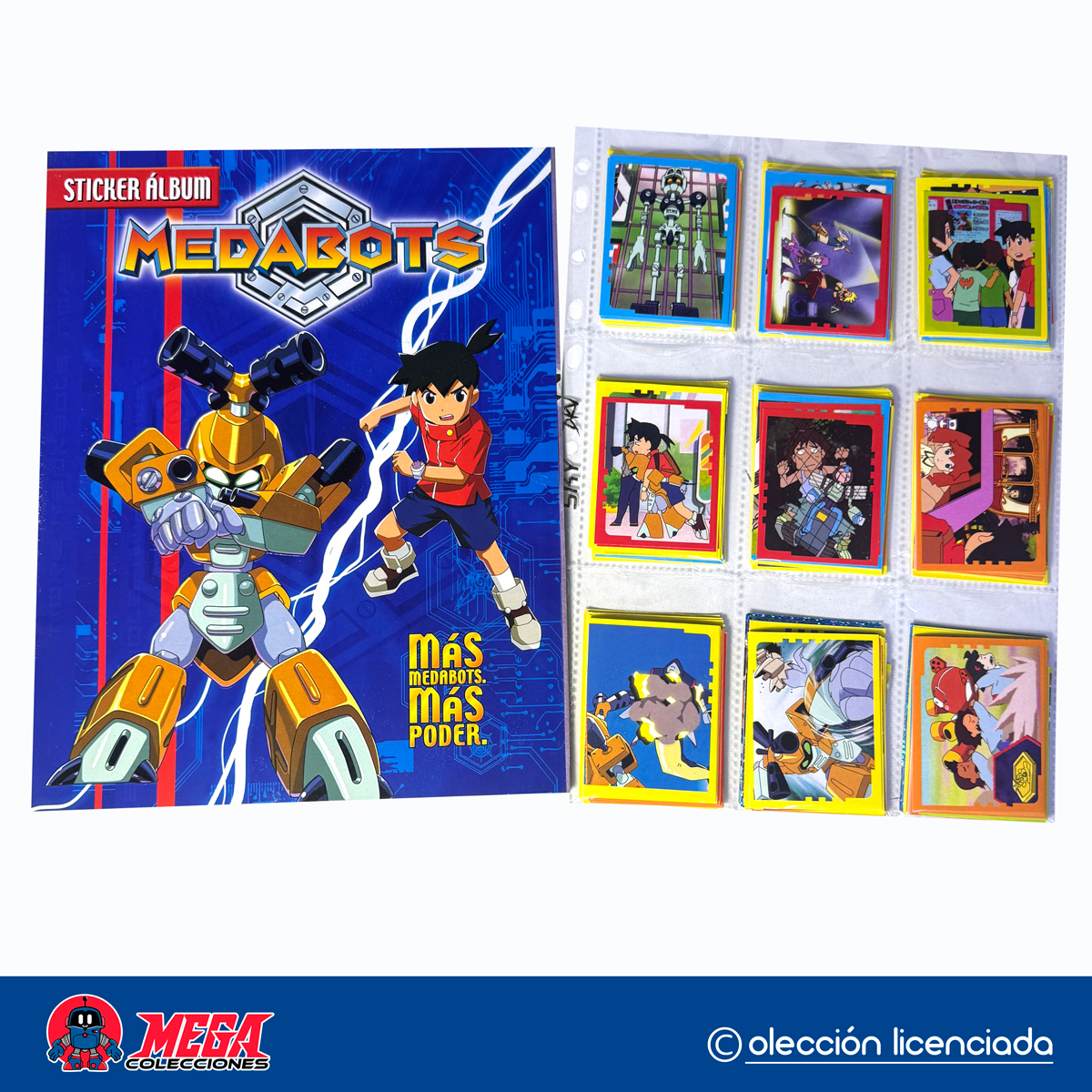 Álbum Medabots (Navarrete) + Set completo de figuras para pegar