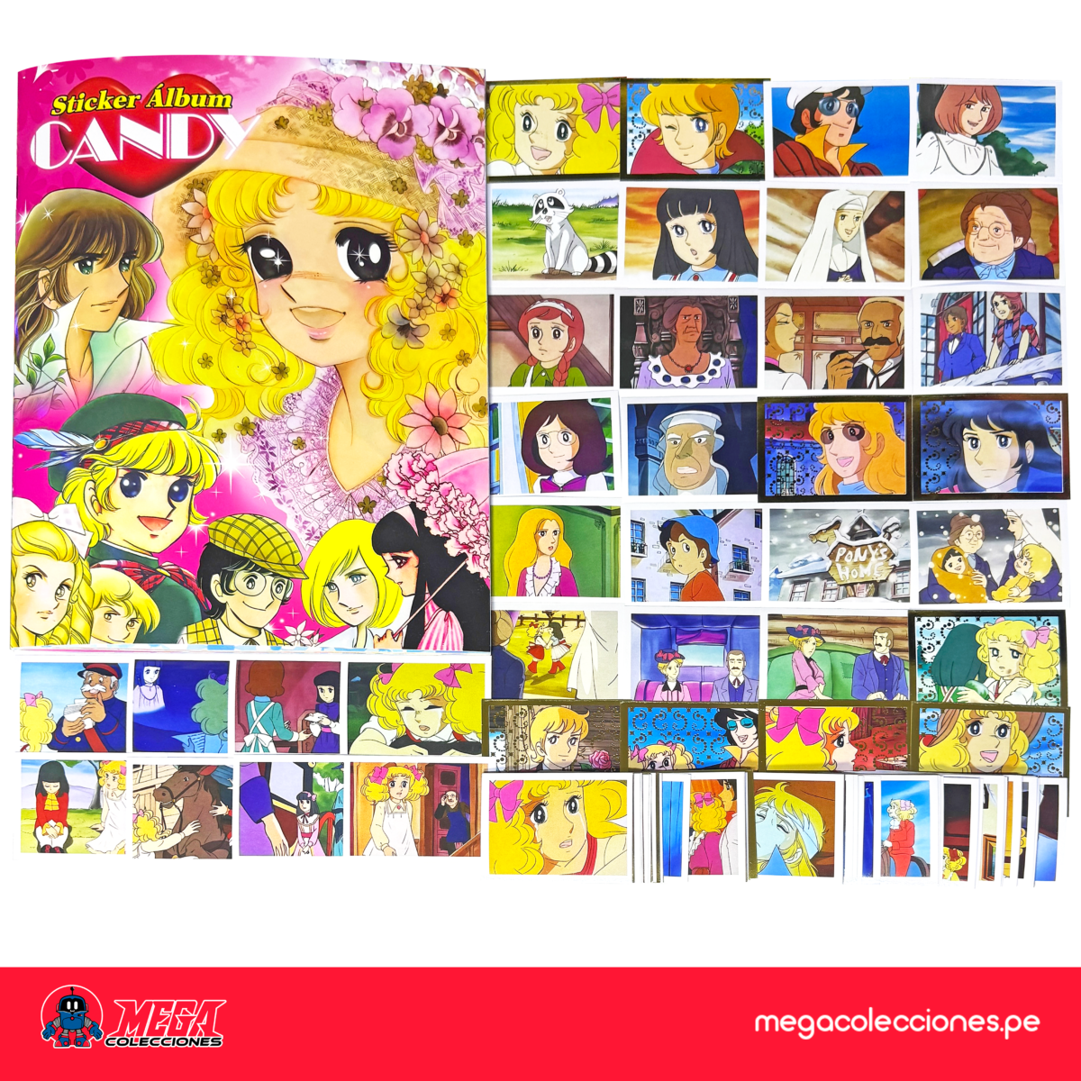 Álbum Candy (Reedición Navarrete) + Set completo de figuras para pegar